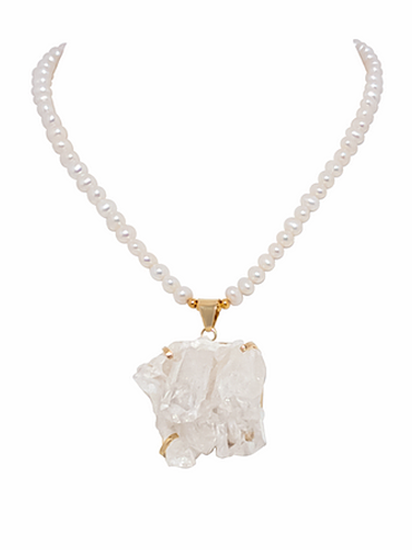 Pearl Galet Necklace