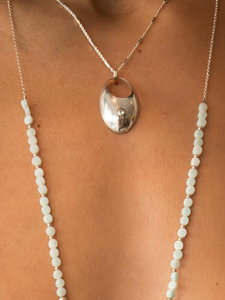 OPEN EYE OVAL PENDANT &  CIRCLE OF LIFE BRAZELETTE